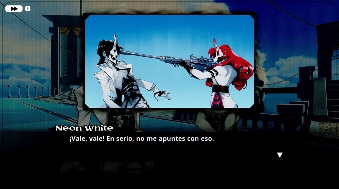 Visual Novel Neon White