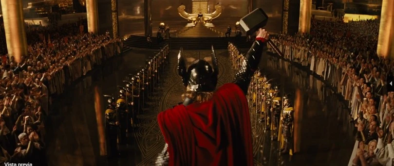 Thor creyendo que será Rey de Asgard
