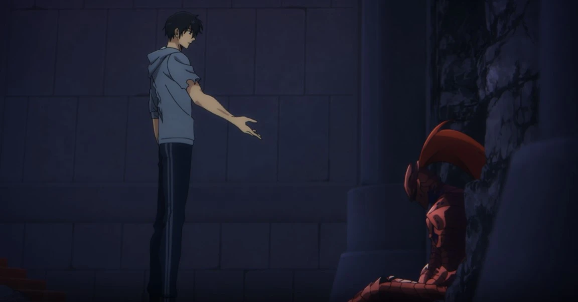 Sung utiliza álzate en el final de temporada de Solo Leveling.