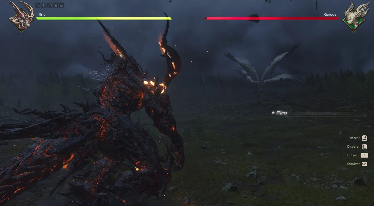 Ifrit Vs. Garuda en Final Fantasy XVI