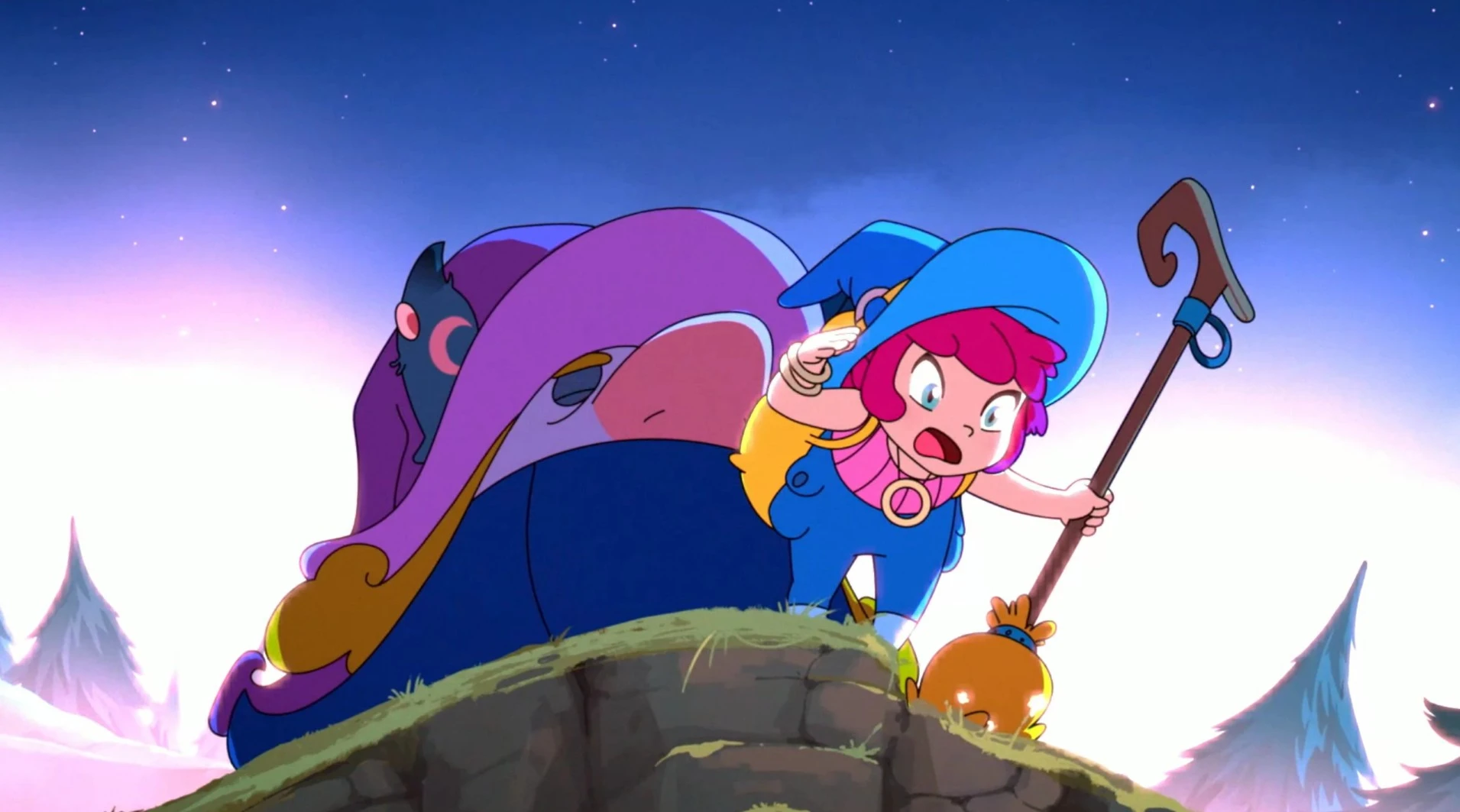 Cinemática de Mika and the Witch's Mountain.