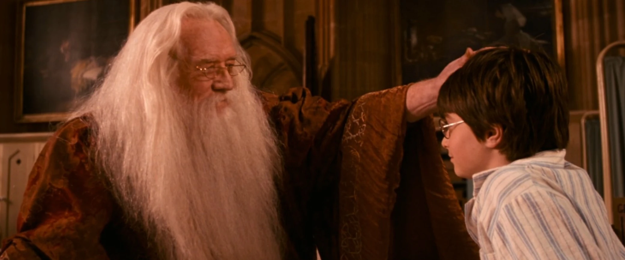 Dumbledore siendo majo con Harry Potter