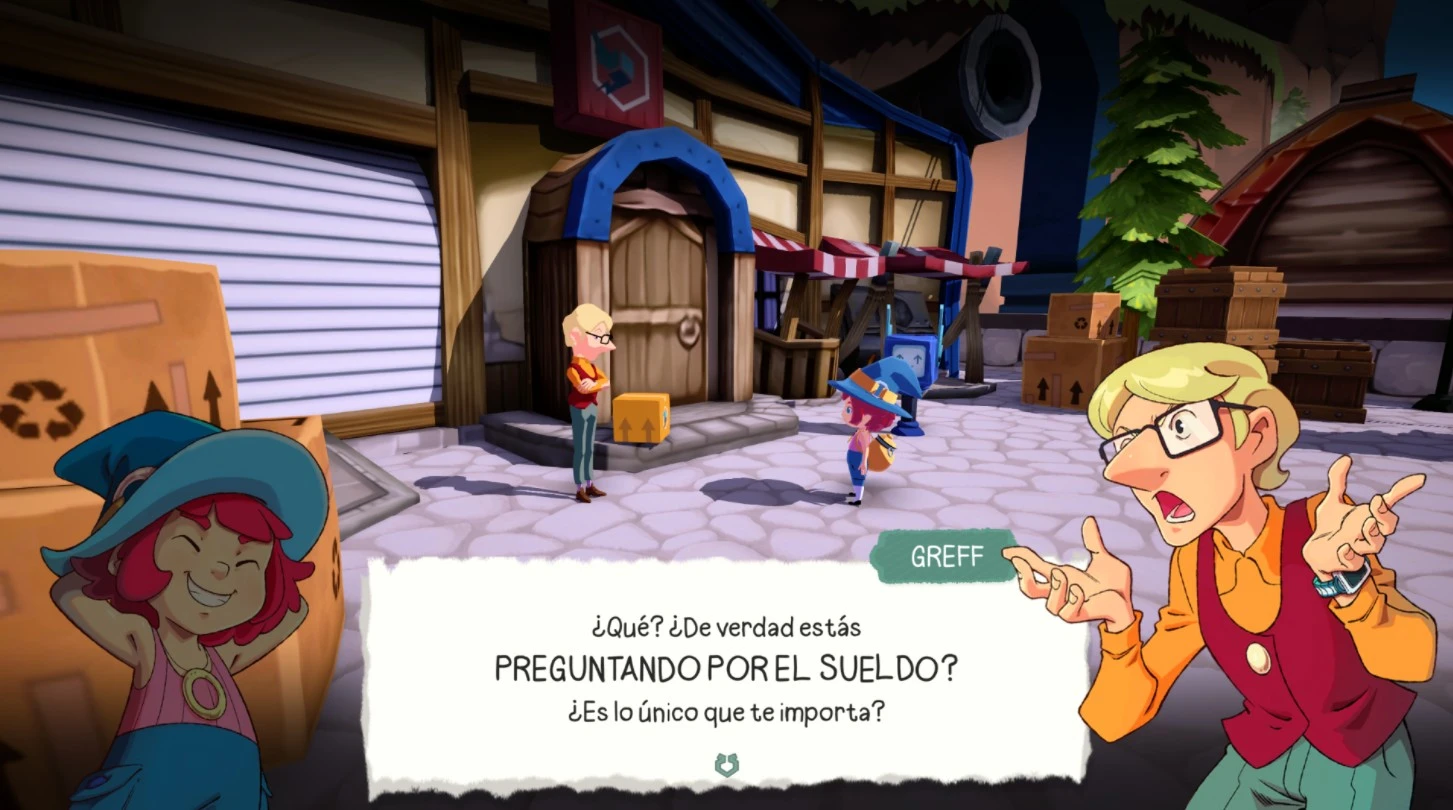Mika preguntando por el sueldo.