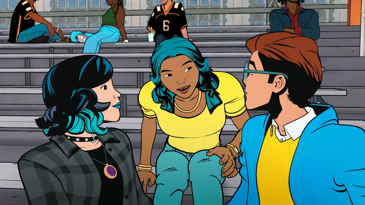 Peter Parker con Nico y Pearl.