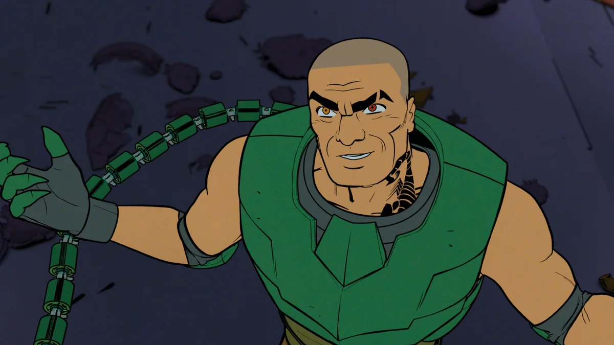 Scorpion en Tu amigo y vecino Spider-Man.