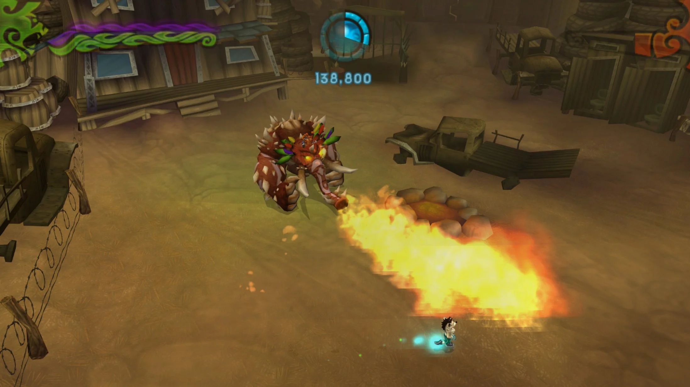 El Cangrejofante de Crash: Lucha de Titanes.
