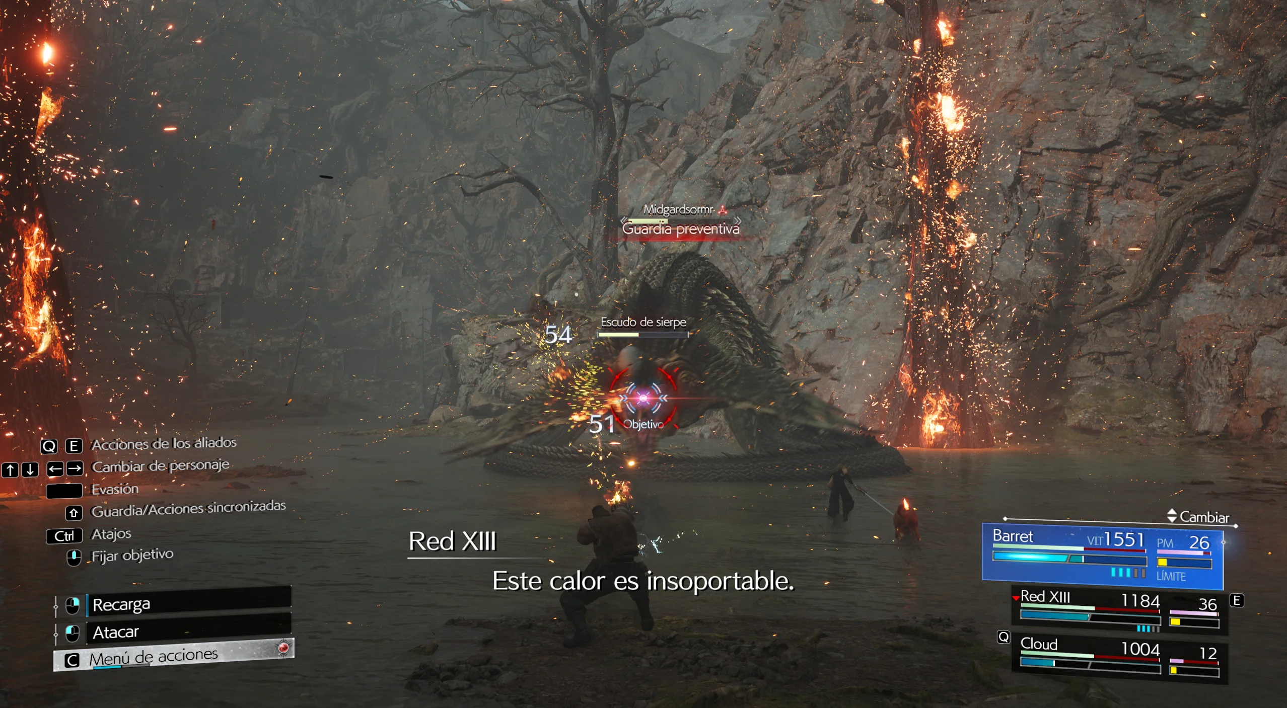 Combate contra Midgardsormr.