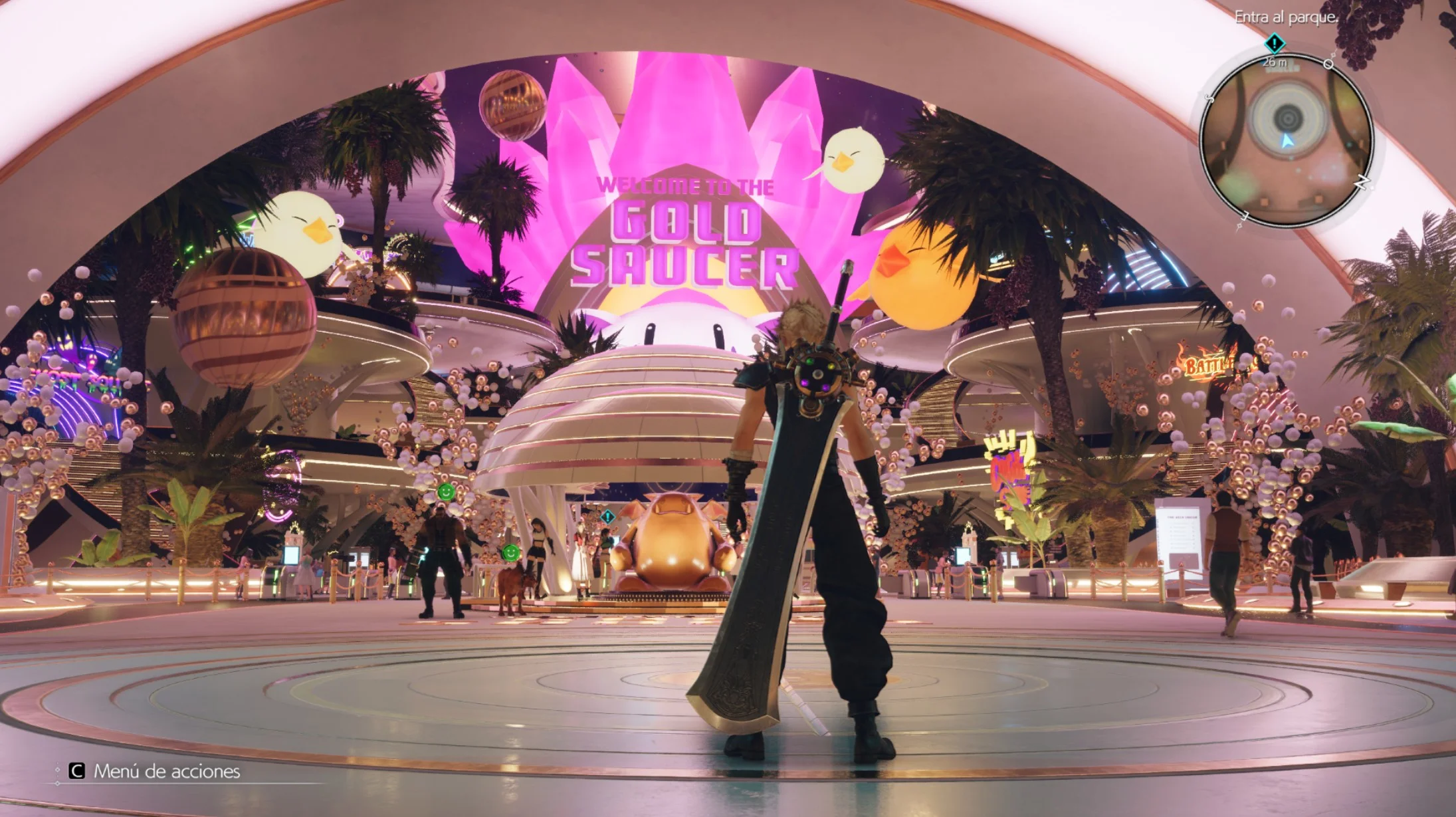 El Gold Saucer de Final Fantasy VII Rebirth.