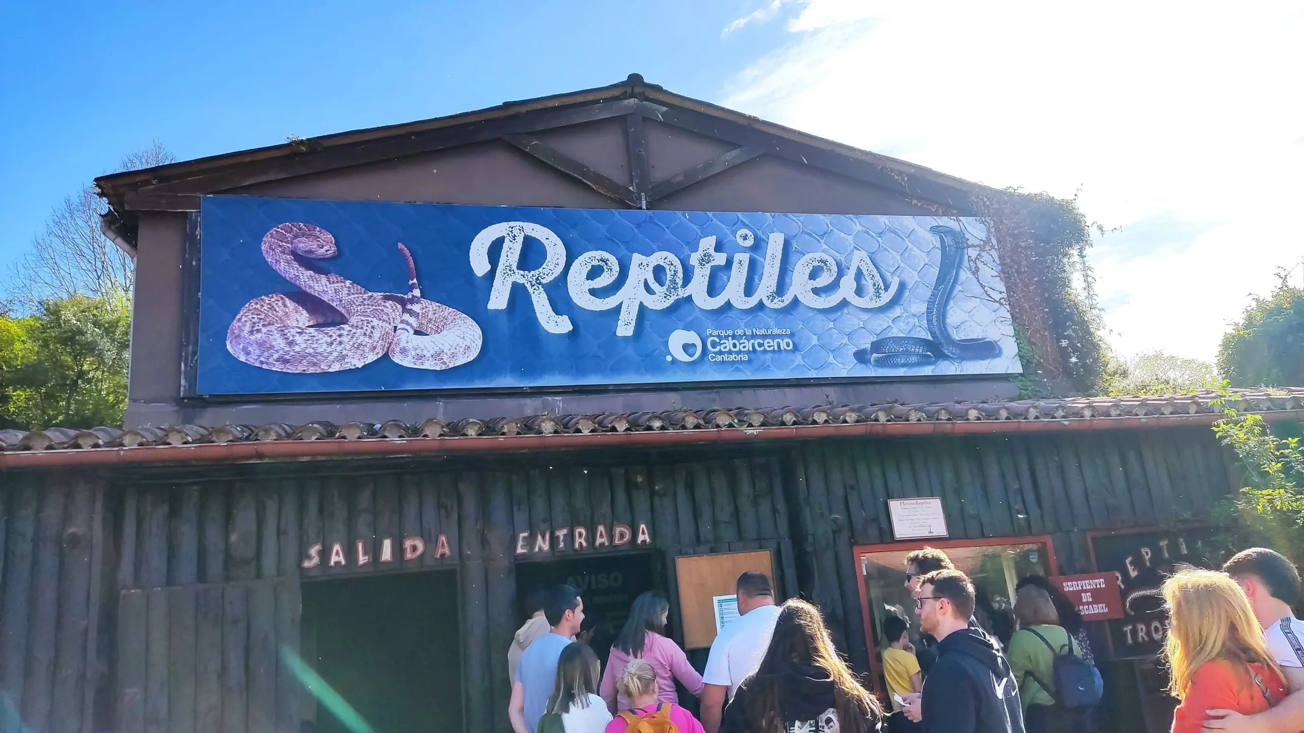 El reptilario de Cabárceno.