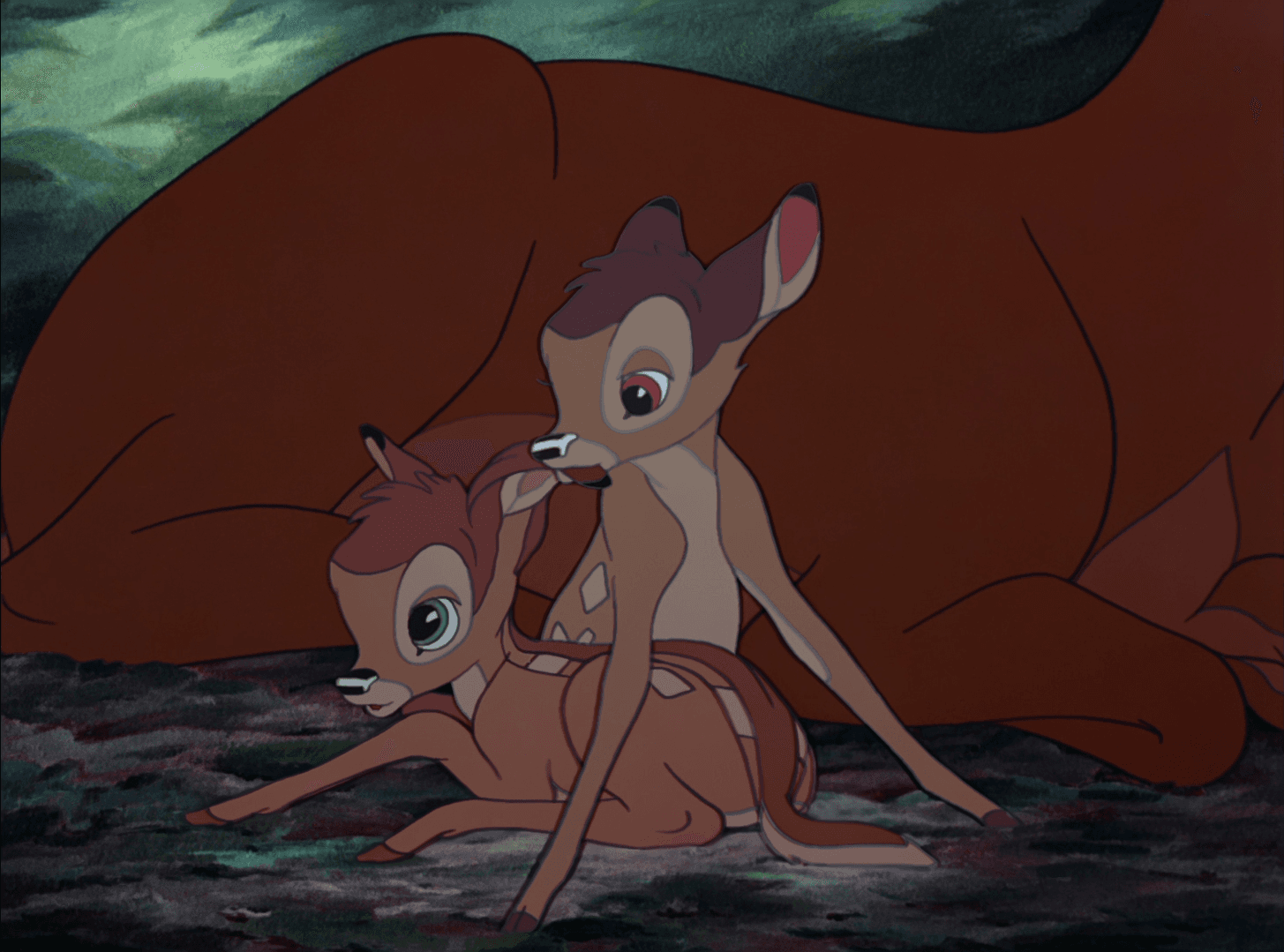 Los hijos de Bambi y Faline.