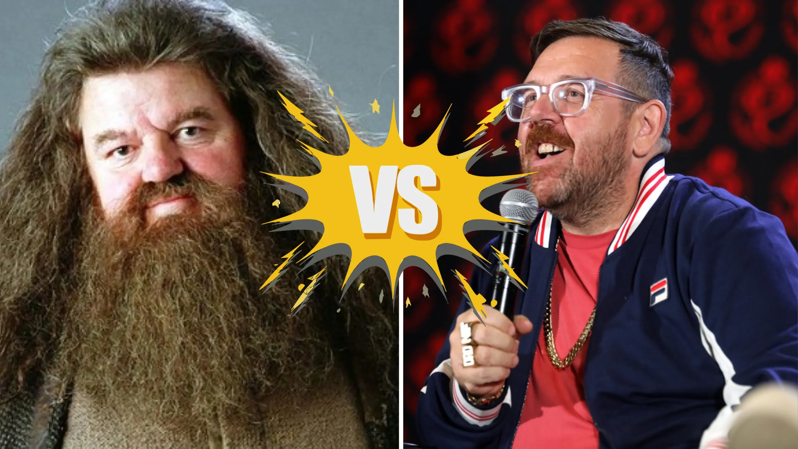 Comparativa entre el antiguo y el nuevo actor de Hagrid para la nueva serie de Harry Potter.