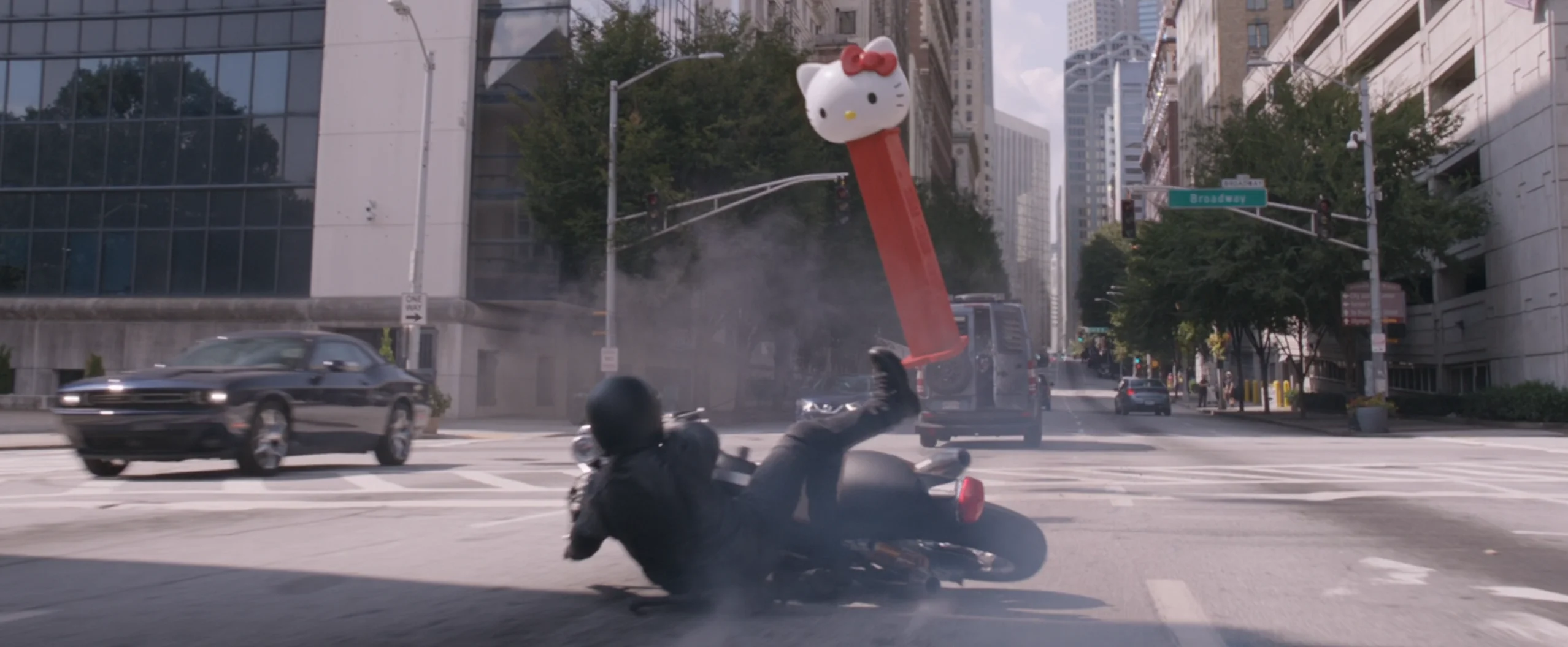 Dispensador de caramelos de Hello Kitty gigante en Ant-Man y la Avispa.
