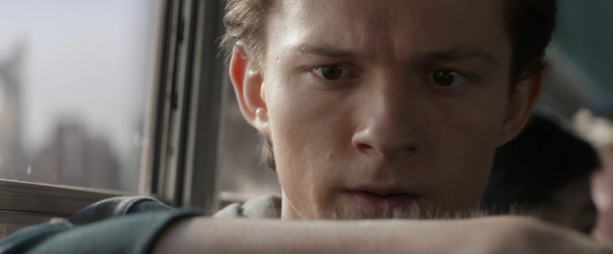 Peter Parker (Tom Holland) activa su sentido arácnido en Vengadores: Infinity War.