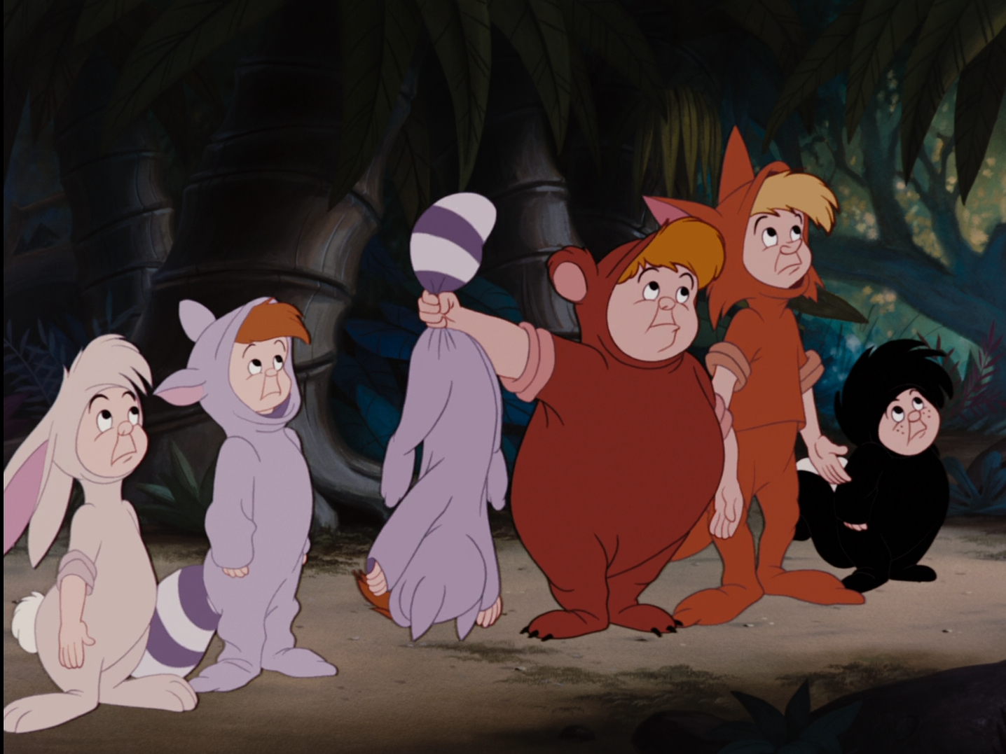 Los Niños Perdidos que viven con Peter Pan y le acompañan en sus aventuras.