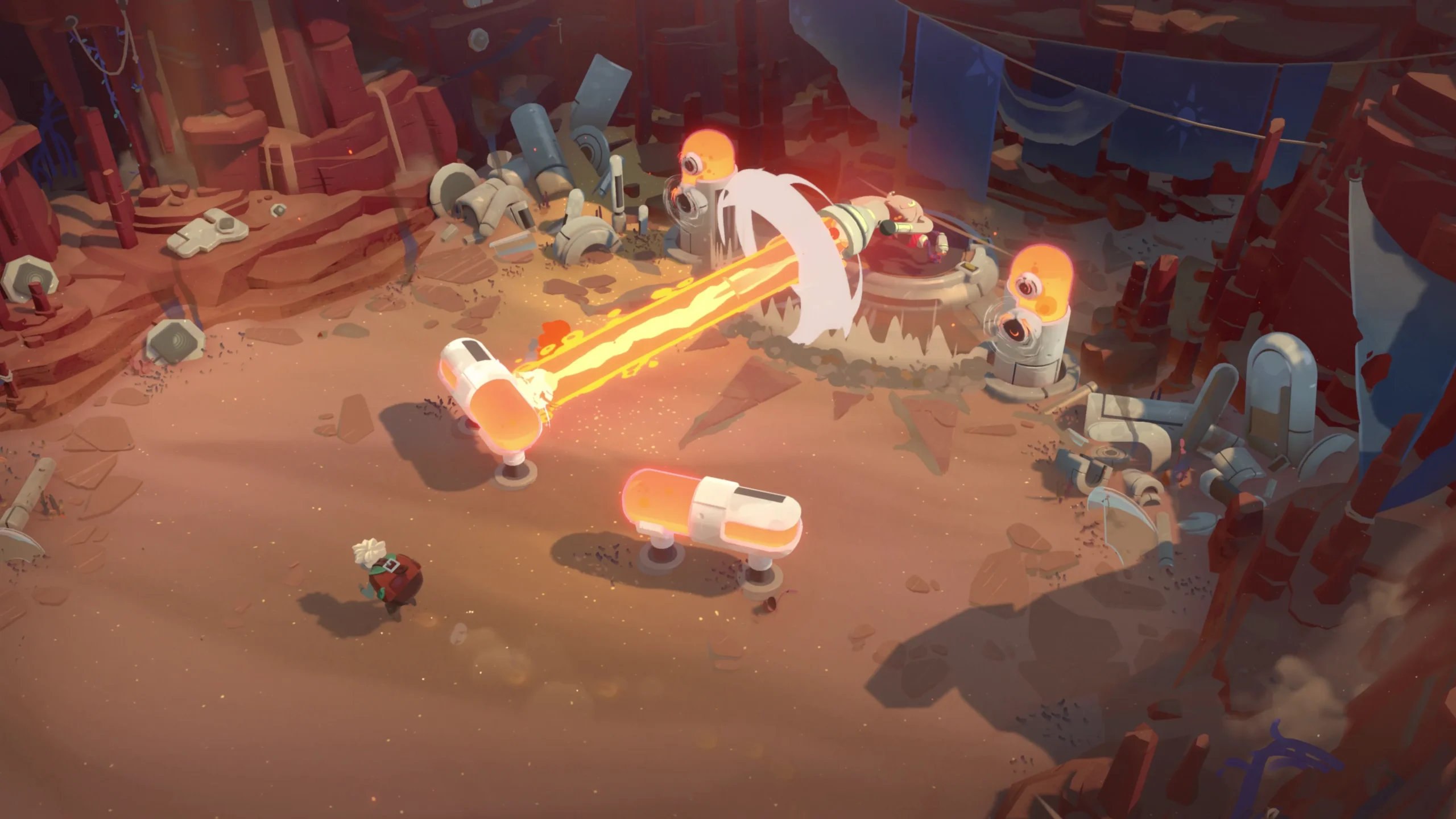 El gran jefe de la demo de Moonlighter 2: The Endless Vault, El Heraldo.