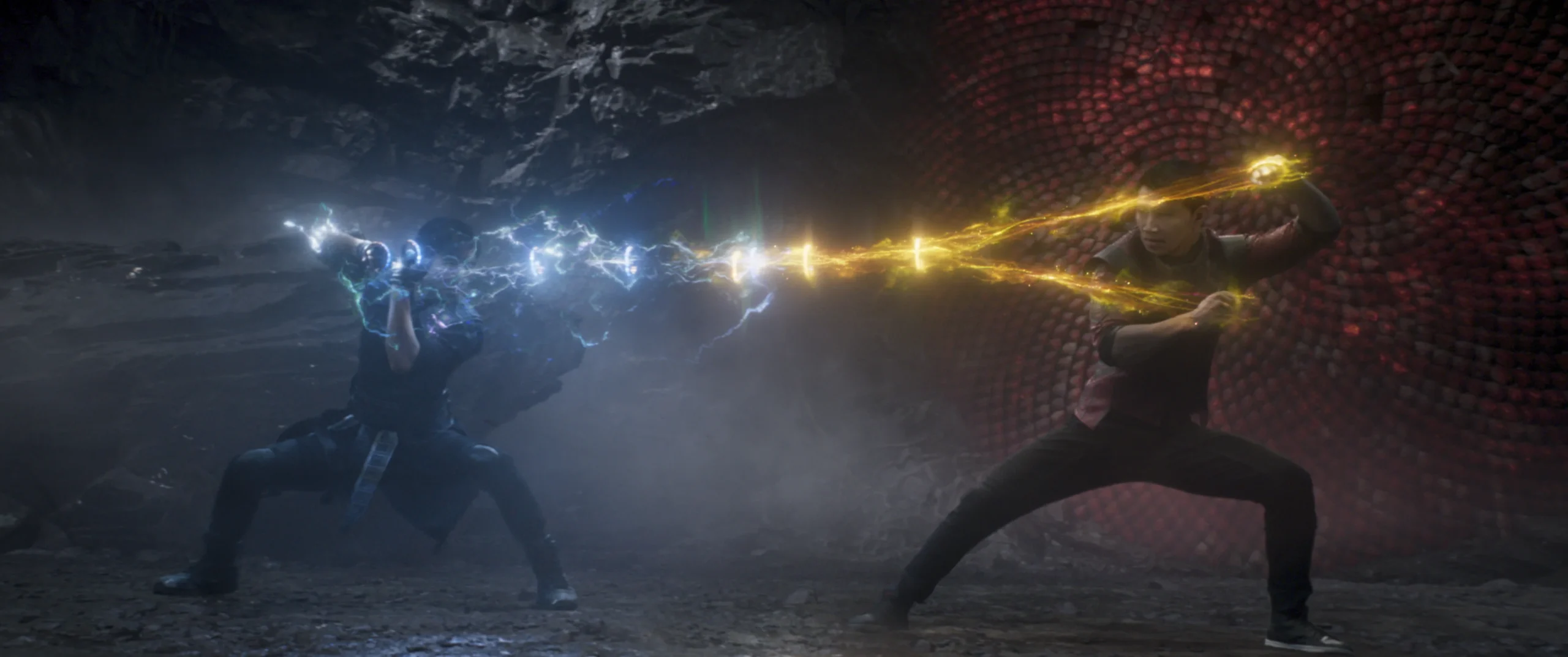 Shang-Chi contra su padre.