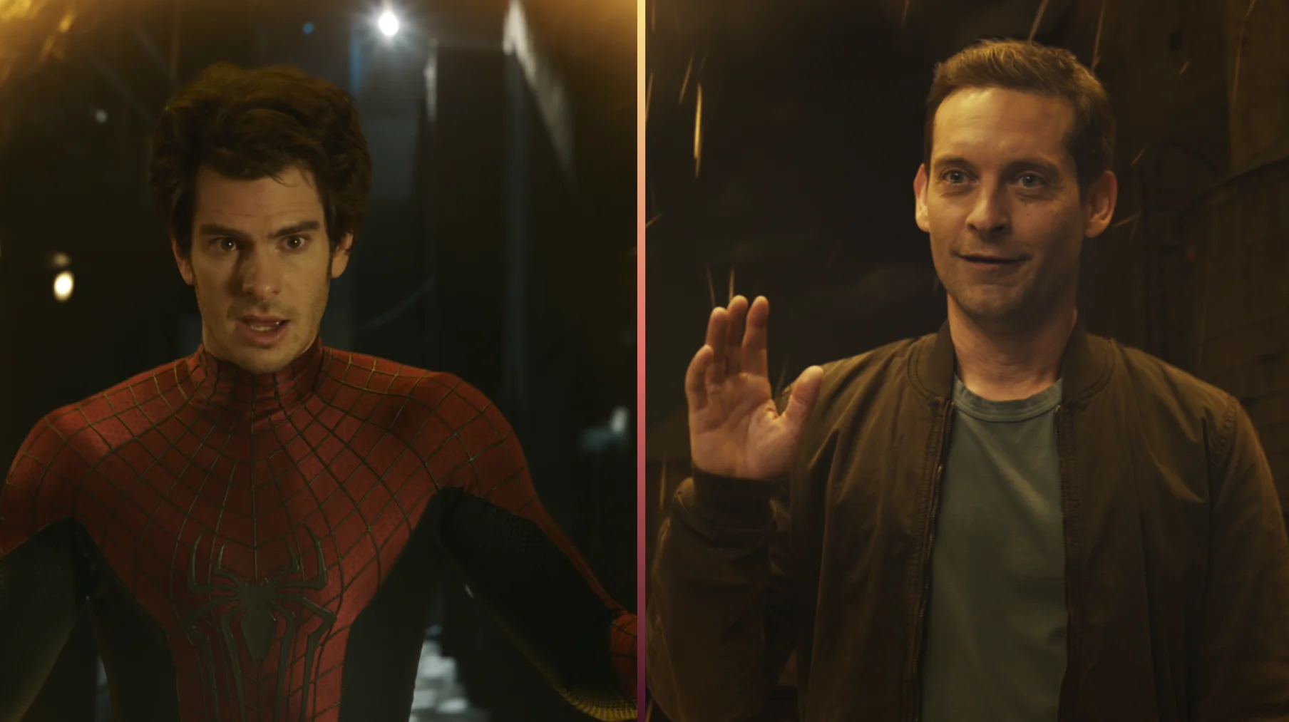 Primera aparición de Andrew Garfield y Tobey Maguire en Spider-Man: No Way Home.