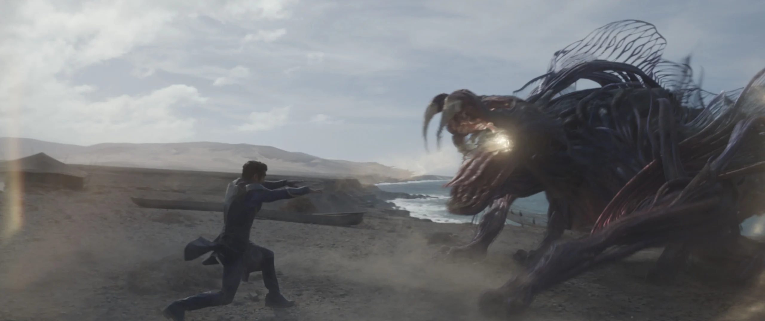 Combate contra Desviantes en Eternals.