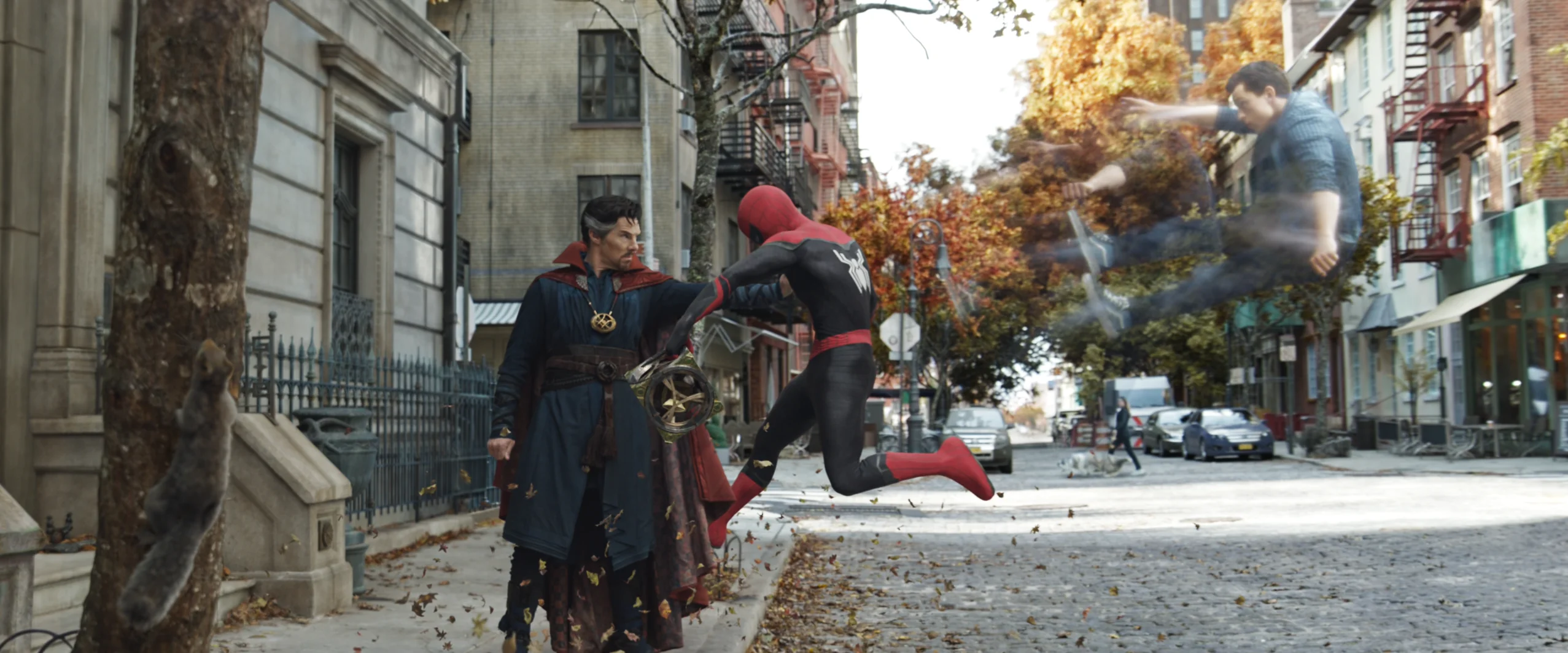 Spider-Man entra en el plano astral de Doctor Strange.